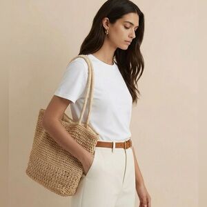 NWT Z Supply Afobe Straw Bag Purse